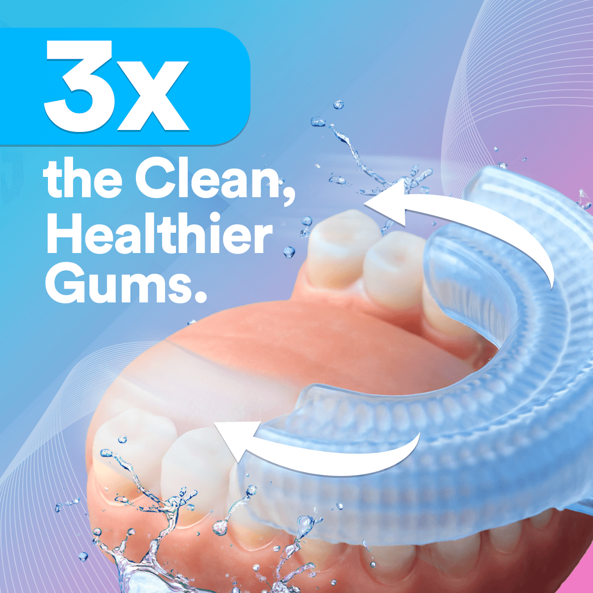 Adults Sonic Electric 360° U-Toothbrush