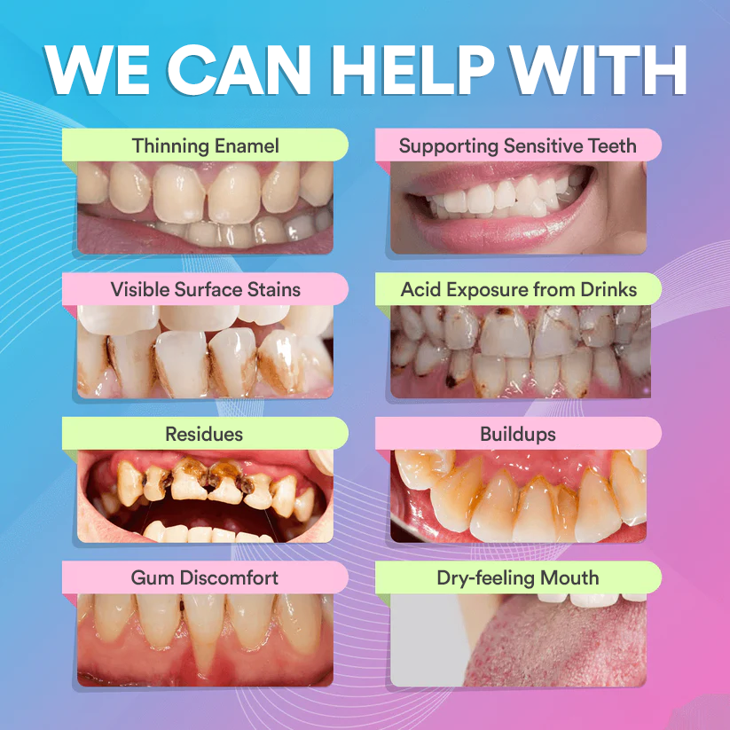 Advanced Enamel Care Serum: Strengthen & Restore Tooth Enamel, Anti-Sensitivity, Fluoride-Free Formula for Daily Use DP7