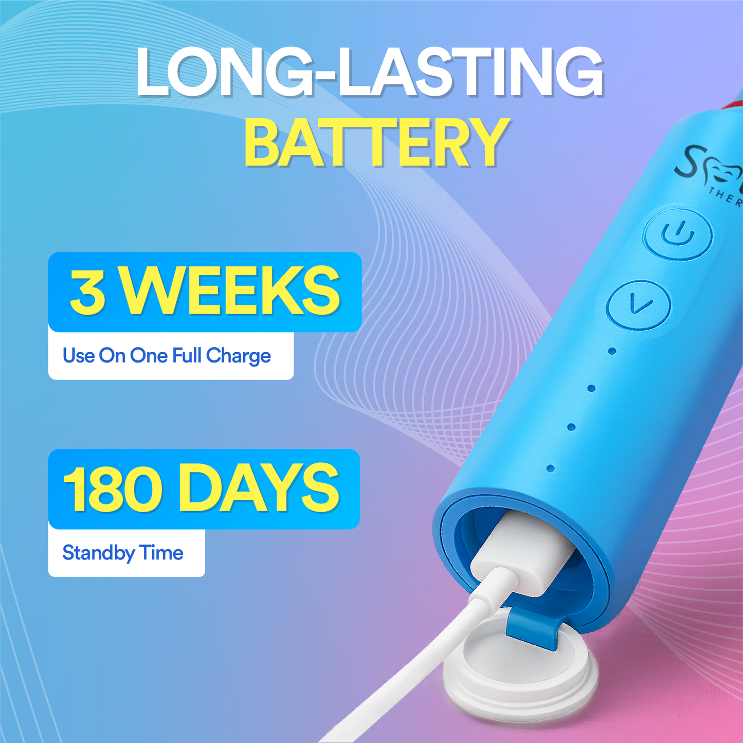 Oscillating 3-In-1 Kids Electric Toothbrush - Heads