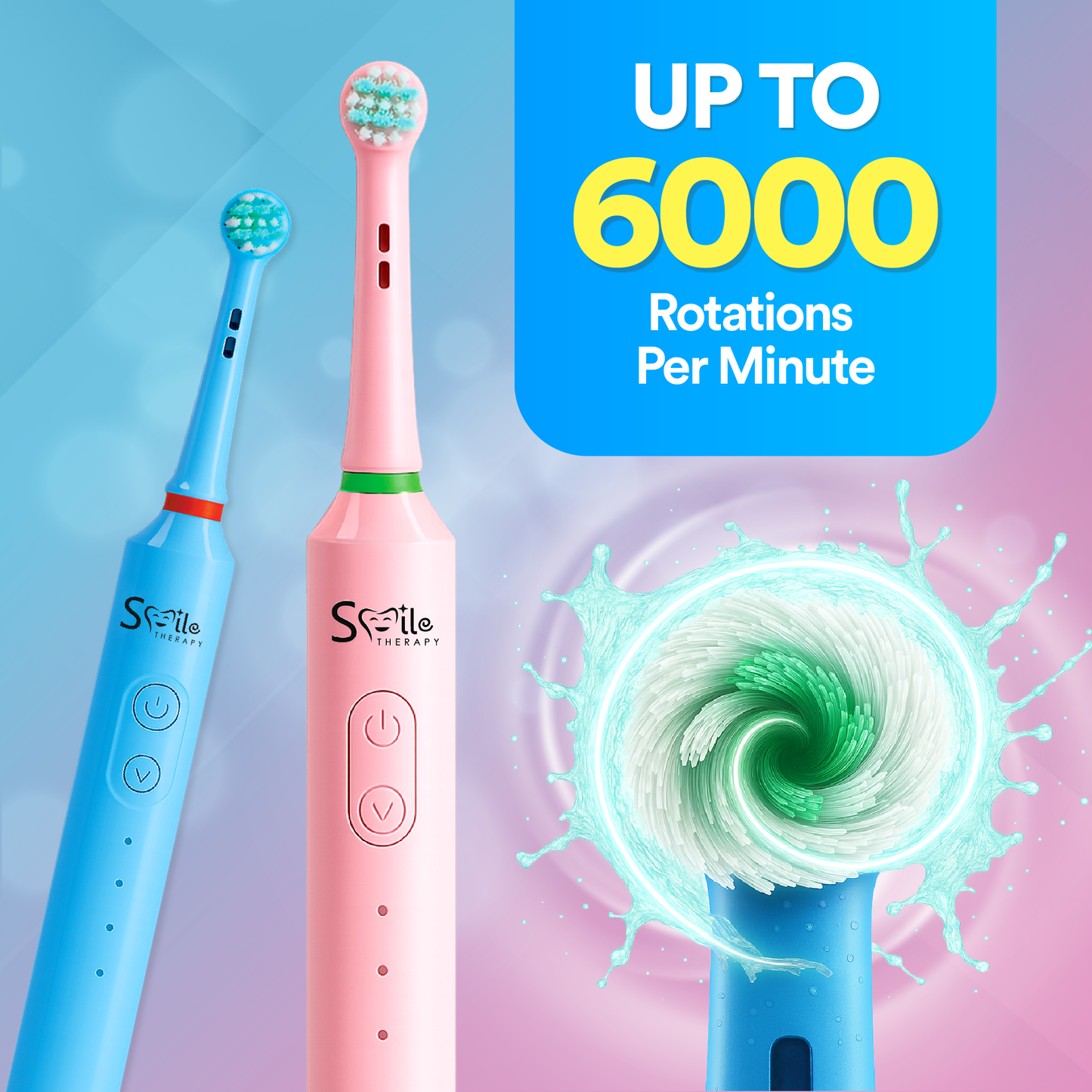 Oscillating 3-In-1 Kids Electric Toothbrush - Heads
