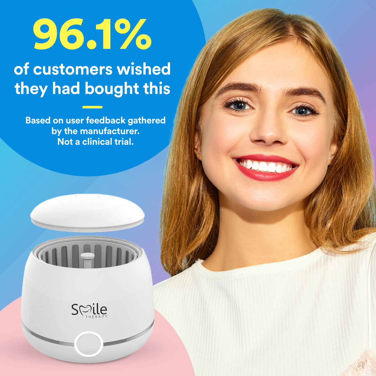 Ultrasonic Dental Cleaning Pod With UV Sterilisation