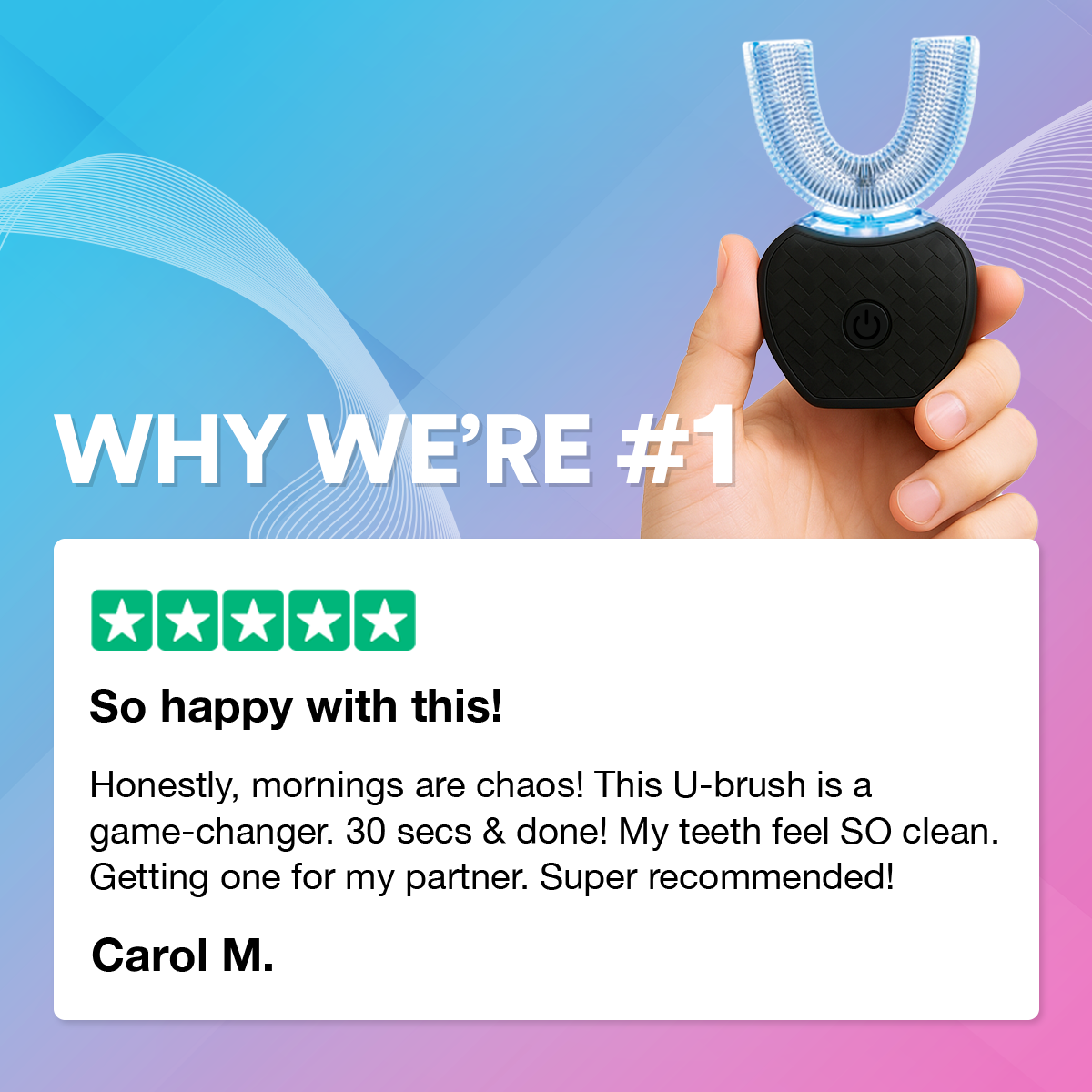 Adults Sonic Electric 360° U-Toothbrush Head