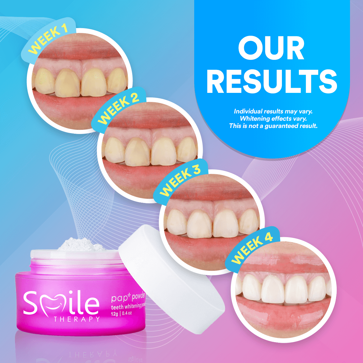 PAP+ Pro Teeth Whitening Powder DP14