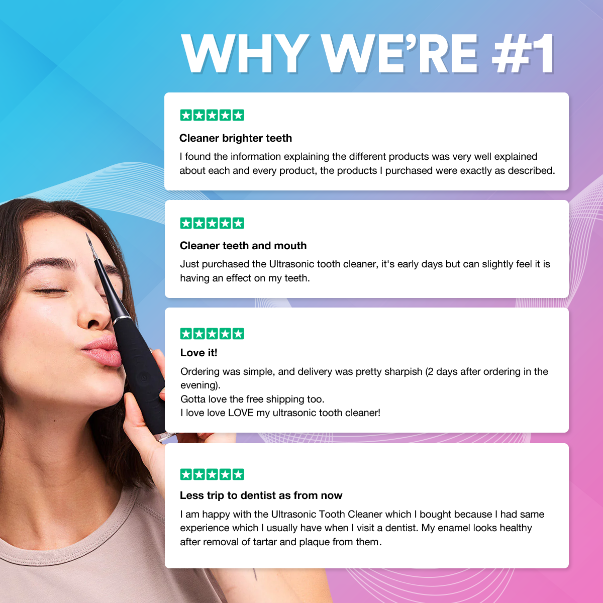 Ultrasonic Tooth Cleaner | Smile Therapy