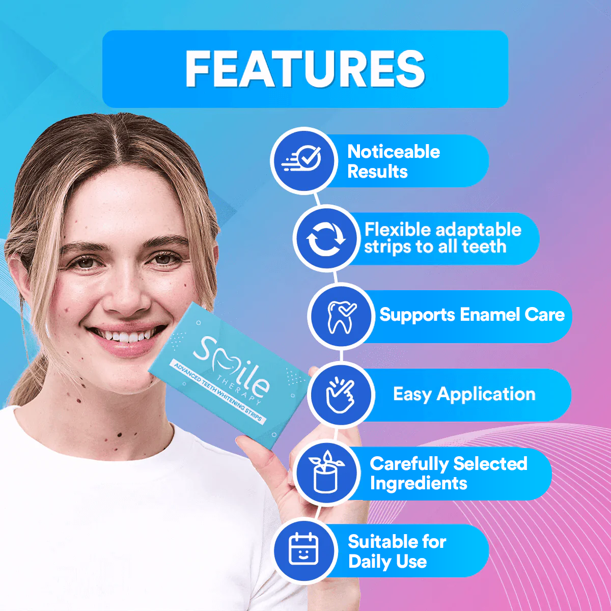 Teeth Whitening Strips | Smile Therapy