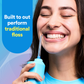 Efficient Water Flosser: Portable Oral Irrigator, Long Battery Life, 3 Pressure Settings, Ideal for Braces & Gum Care DP7