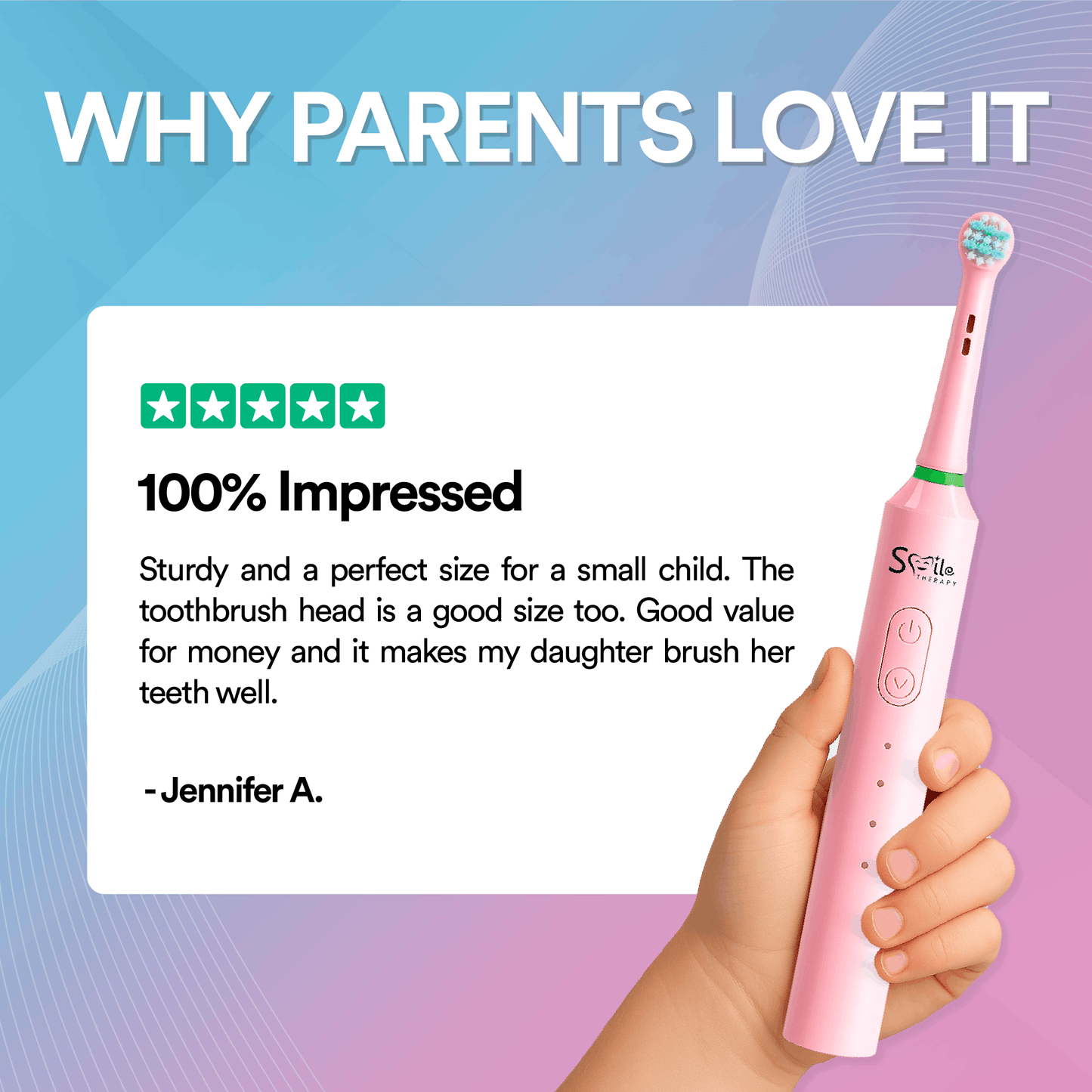 Oscillating 3-in-1 Kids Electric Toothbrush