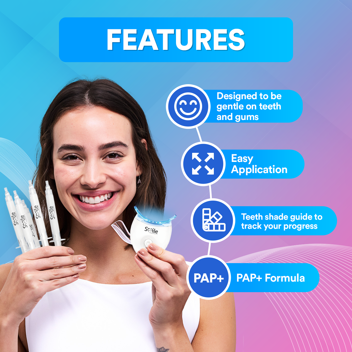 Advanced PAP+ At Home Teeth Whitening Kit DP2D