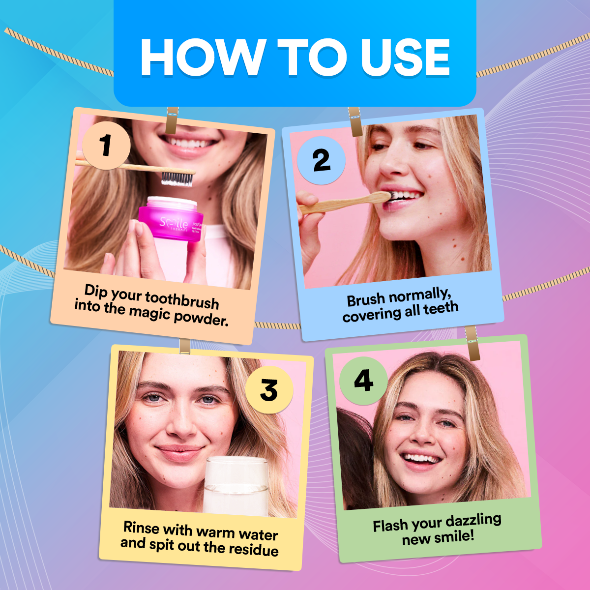 PAP+ Pro Teeth Whitening Powder DP14