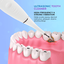 Toosh Cleaner Ultrasonic Tooth Cleaner - Dental Hygiene Tool for Plaque Removal ...