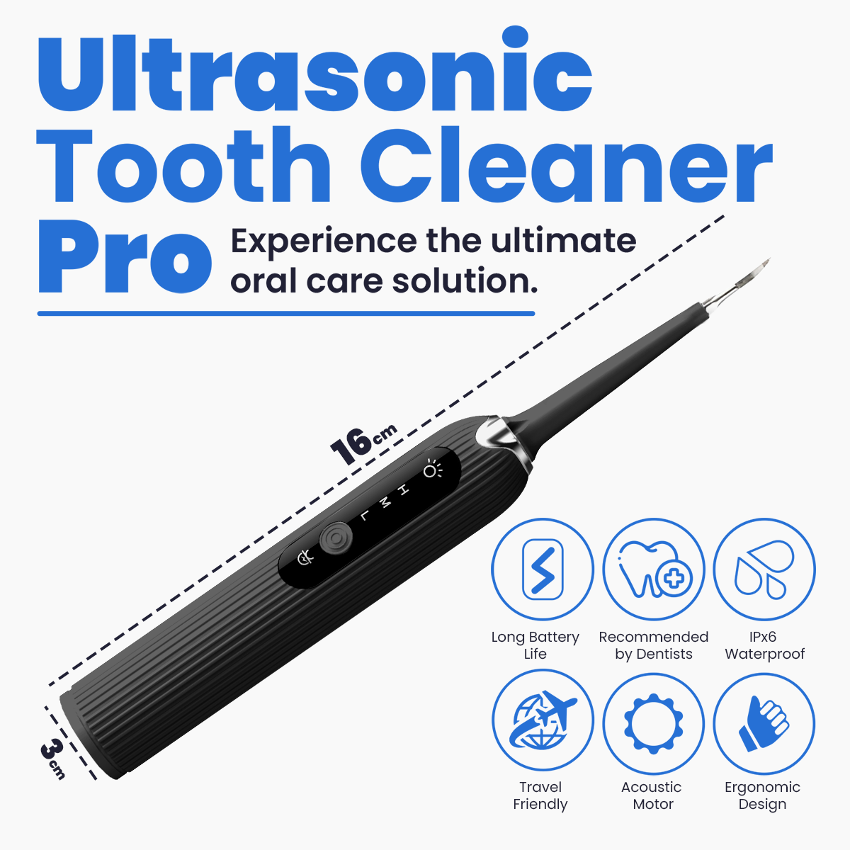 Ultrasonic Tooth Cleaner Pro
